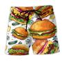Food Burger Style Life Is Better With Burger Beach Shorts