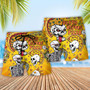 Food We're Death Before Pizza Skull Beach Shorts