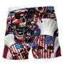 Skull Chef America Independence Day Beach Short