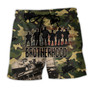 Veteran Thanks For Your Brave Veteran America Beach Short