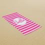 Bachelorette Girl Custom Name Beach Towel for Gift
