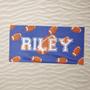 Personalized Balls Sports Party And Name Beach Towel