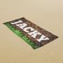 Personalized Boy Game Beach Towel for Summer Gift