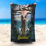 Personalized Captain Jake With Sword Boy Beach Towel