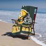 Personalized Green Bay Football Name Beach Towel