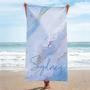 Personalized Name And Text Fun Summer Beach Towel