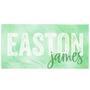 Personalized Name Summertime Party Photo Beach Towel