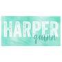 Personalized Name Summertime Party Photo Beach Towel