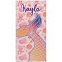 Personalized Sea World Mermaid Beach Towel