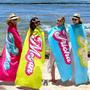 Personalized Summer Name And Solid Color Beach Towel