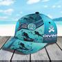 Custom Classic Cap - Personalized Name Cap For Diving Enthusiasts