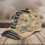 Custom Coast Guard Veteran Cap - Personalized Name Hat