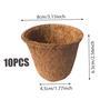 Coconut Fiber Hanging Basket Set 10PCS 3.2 Inch Replacement Flower Basket Liners