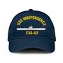 Uss Independence Classic Cap, Custom Embroidered Us Navy Ships Classic Baseball Cap, Gift For Navy Veteran