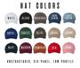 Baseball Hat Custom Embroidered Quote Personalized Classic Fitted Cap