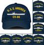 Custom Embroidered Us Navy Ships Classic Embroidered Baseball Cap