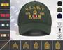 US Army Custom Embroidered Veteran Hat Military Honor Cap