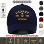 US Navy Custom Embroidered Hat Military Army Honor Cap