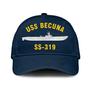 Uss Becuna Ss-319 Classic Baseball Cap, Custom Embroidered Us Navy Ships Classic Cap, Gift For Navy Veteran