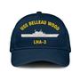 Uss Belleau Wood Lha-3 Classic Cap, Custom Embroidered Us Navy Ships Classic Baseball Cap, Gift For Navy Veteran