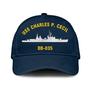 Uss Charles P. Cecil Dd-835 Classic Baseball Cap, Custom Embroidered Us Navy Ships Classic Cap, Gift For Navy Veteran