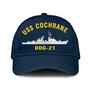 Uss Cochrane Ddg-21 Classic Baseball Cap, Custom Embroidered Us Navy Ships Classic Cap, Gift For Navy Veteran