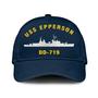 Uss Epperson Dd-719 Classic Baseball Cap, Custom Embroidered Us Navy Ships Classic Cap, Gift For Navy Veteran