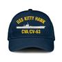 Uss Kitty Hawk Cv-63 Classic Cap, Custom Embroidered Us Navy Ships Classic Baseball Cap, Gift For Navy Veteran