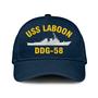 Uss Laboon Ddg-58 Classic Cap, Custom Embroidered Us Navy Ships Classic Baseball Cap, Gift For Navy Veteran