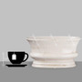 Vintage Oval Distressed Centerpiece Ceramic Vase Perfect For Faux Floral