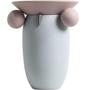 Abstract Nordic Style Ceramic Vase Set Contemporary Simple Clay Tabletop Vase Europe-Inspired Design