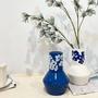 Blue Ceramic Flower Vase Blue And White Vase Blue Vases For Home Decor