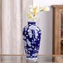 Chinese Style Ceramic Flower Vase Home Blue And White Porcelain Vase Ceramic Vase For Hotel Home Office Decor