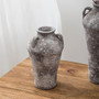 Antique Style Indoor Big Flower Vases Classic Home Decoration Vintage Ceramic Floor Large Vase With Handle