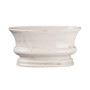Vintage Oval Distressed Centerpiece Ceramic Vase Perfect For Faux Floral