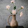 Glazed Handle Flower Vases For Home Decor Floral Arrangement Ceramic Vase