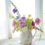 Vintage Rustic Farmhouse Ceramic Milk Pitcher Jug Vase For Garden Kitchen Decoration