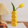 Luxury Cute Smiley Face Ceramic Vase Home Decor Fashion Modern