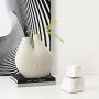 Luxury Modern White Blank Texture Ceramic Ornament Home Decor Accessories