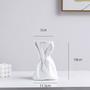 Minimalist Creative Handmade Irregular Polychrome White Ceramic Porcelain Flower Vase For Home Decoration