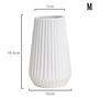 Modern And Simple European Style Home Soft Decoration White Ceramic Vases