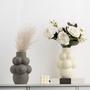 Modern Minimalist Ceramic Vases Set Grape Shape Cute Dried Flower Ceramic Vase Office Bedroom