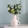 Nordic Simple Ceramic Vase Home Furnishings Living Room Flower Arrangement Modern Flower Vase