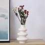 Nordic Spiral Flower Vase Creative Modern Ceramic Flower Vase Home Decor