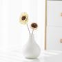 Rustic Round Shape Creative Desktop Simple Ceramic Vase Home Office Decoration Vases