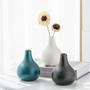 Rustic Round Shape Creative Desktop Simple Ceramic Vase Home Office Decoration Vases