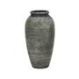 Simple Retro Wide Mouth Ceramic Vase European Antique Made Old Pottery Pot Decorative Crafts