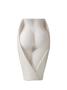 White Ceramic Human Butt Vase matte nude statue female Body flower planter pot art for home bedroom decor