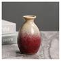 Ceramic Vase Red Glazed Vase Artwork Decorations