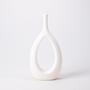 Home Decoration White Ceramic Vases Modern Simple Dining Table And Living Room Furnishings